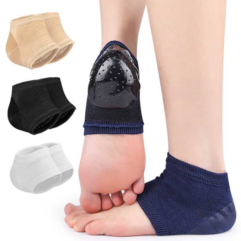 1Pair Heel Silicone Protective Socks Feet Padded for Heels Shock ...