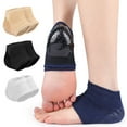 thumbnail image 1 of 1Pair Heel Silicone Protective Socks Feet Padded for Heels Shock-absorbing Insoles Feet Care Skin Repair Anti-cracked Foot Sock, 1 of 4