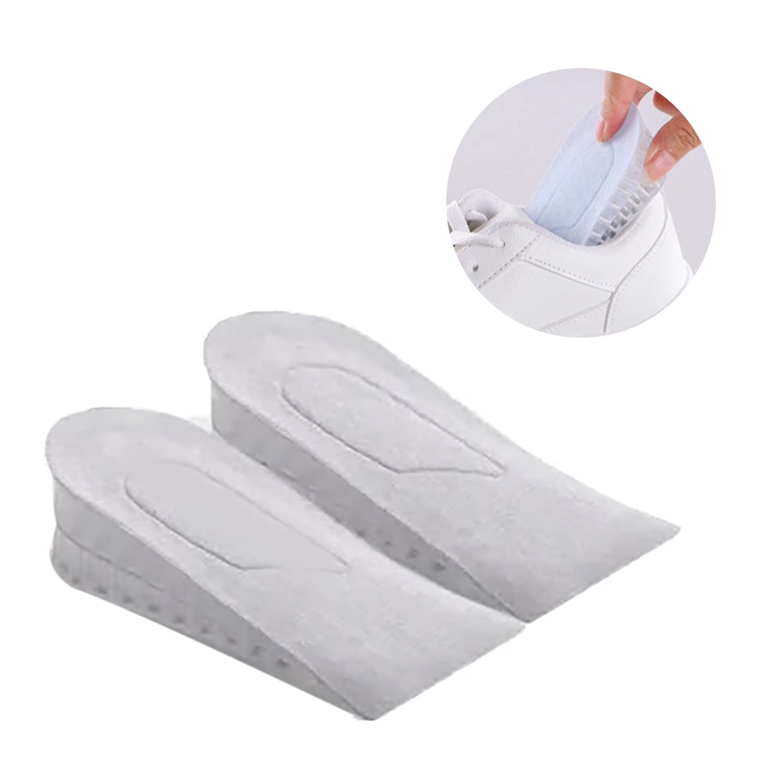 1Pair Height Increase Insoles, Height Boosters, Silicone High ...