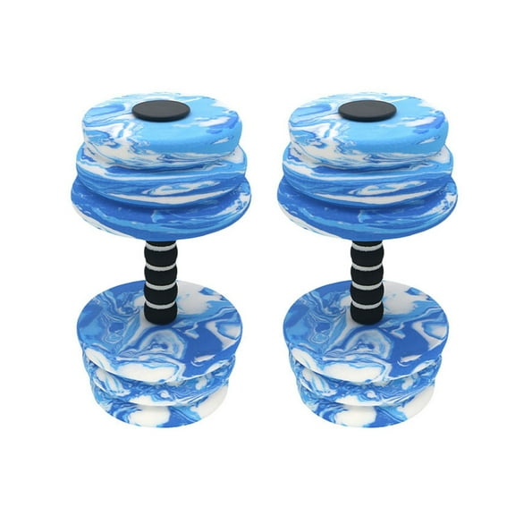 1Pair High Density Foams Dumbbells Pool Resistance Water Weight Aquatic Dumbell