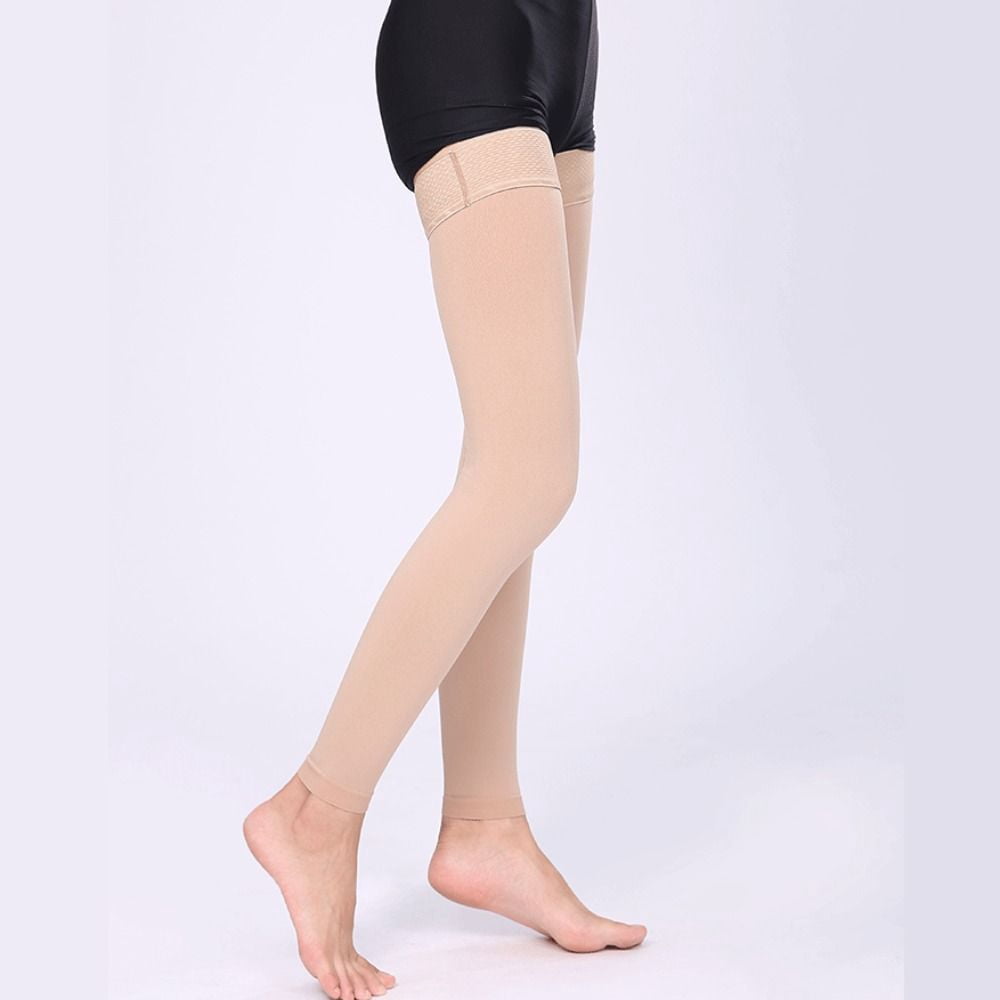 1Pair High Elastic New with Silicone Band Open Toe Firm 20-30 mmHg ...