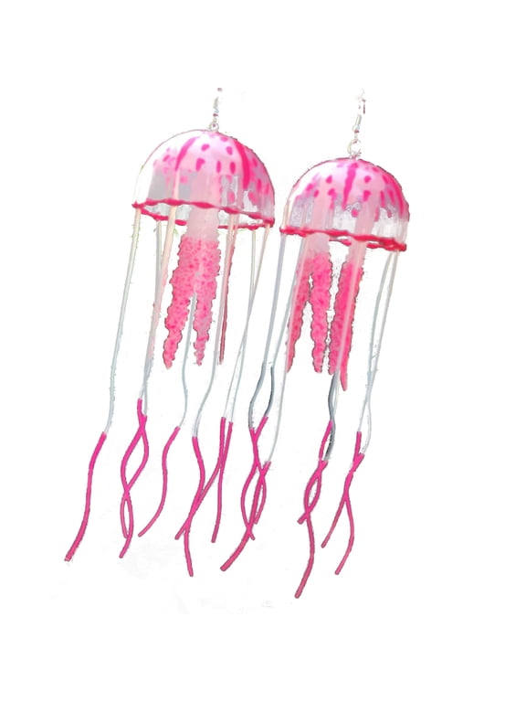 1Pair Holiday Style for Creative Fashion Air Jellyfish Earrings Exaggerated Earr