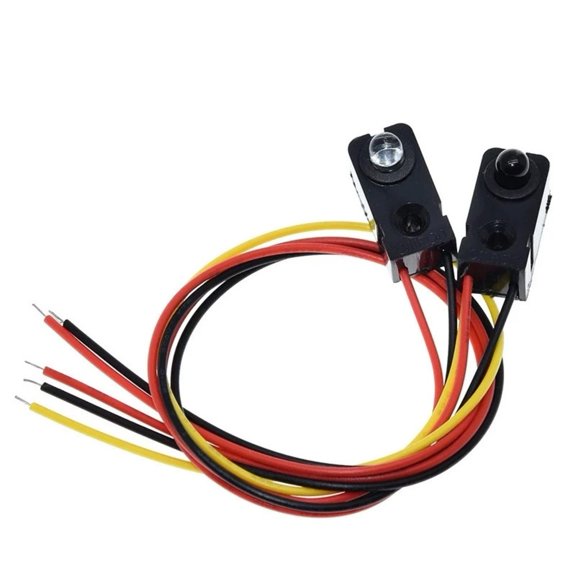 1Pair Infrared Photoelectric Switch Sensor Qt30Cm Through-Beam Photoelectric Switch For Fast Response Object Detection
