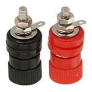 1Pair JS-999B Terminal BindingPost 4mm Battery Power Junction Connector Terminal
