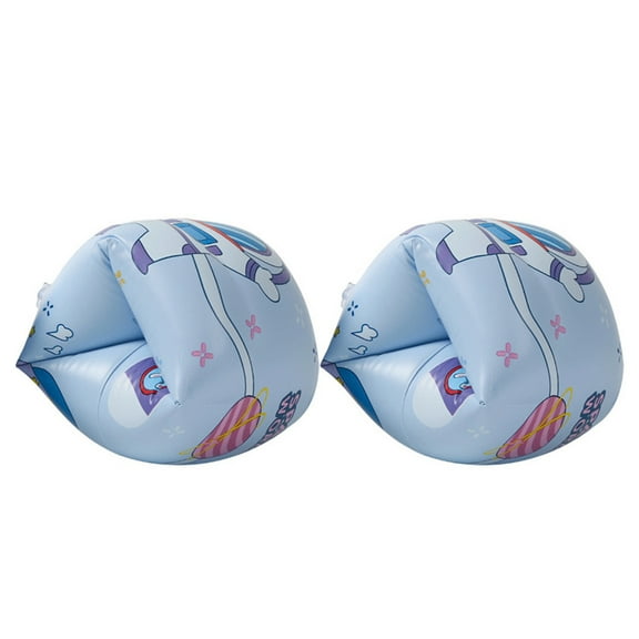 1Pair Kids Swim Arm Floaties Swim Arm Band Water Wing Floater Sleeves Arm Swimming Circle Childrens Swimming Gear