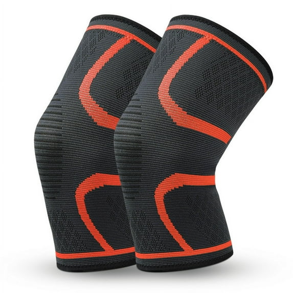 1Pair Knee Braces for Knee Pain, Knee Compression Sleeve for Men and Women, Knee Support for Meniscus Tear, Running, Weightlifting, Workout, Arthritis, Joint Pain Relief