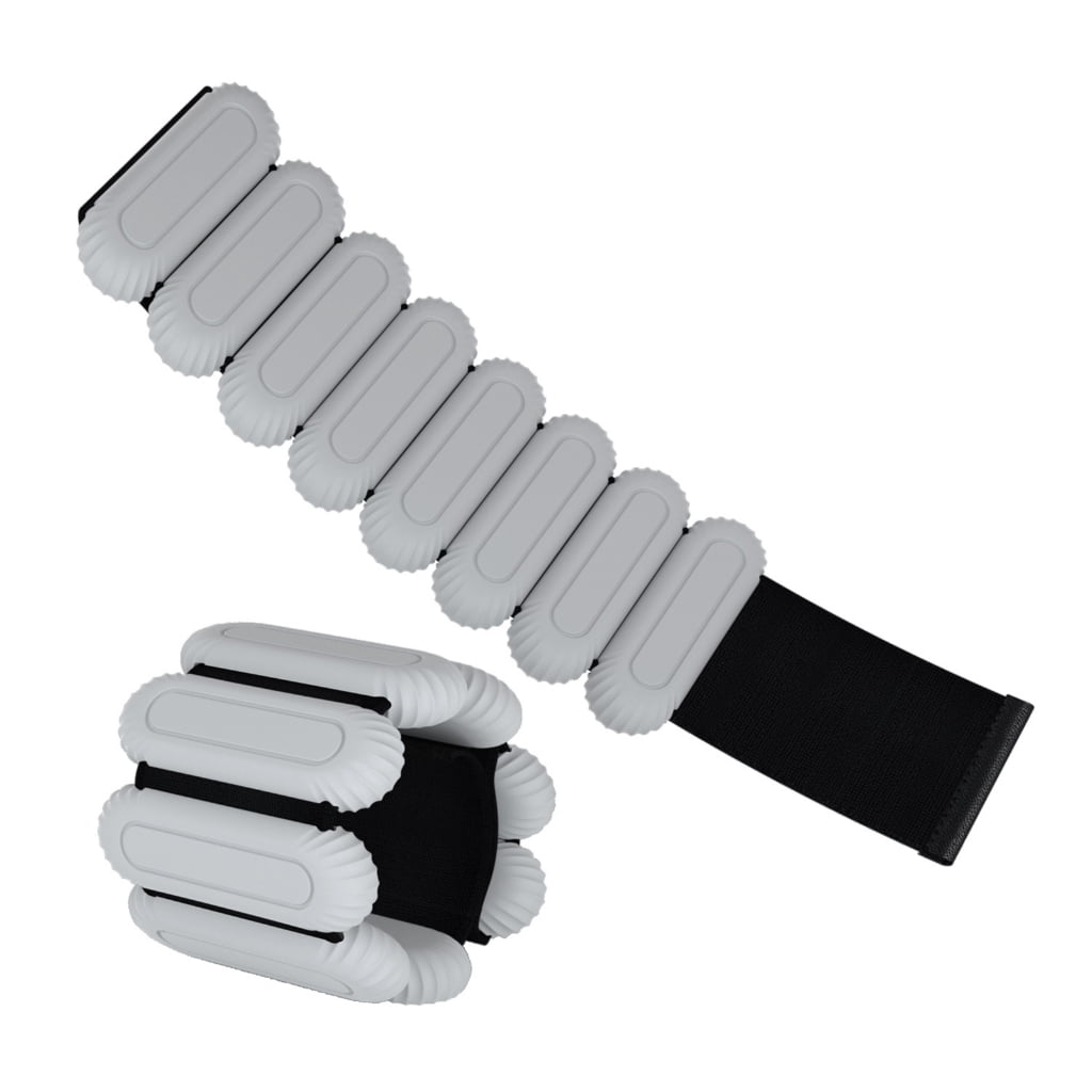 1Pair Light Weight Adjustable Ankle Wrist Band Strength Training Bracelets for Homes gym, Walking, Running, Travel