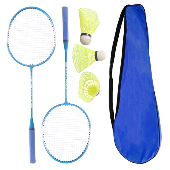 1Pair Light Weight Badminton Racket Set Professional Double Badminton Racquet Shuttlecocks Racquet for 2 Players Playing