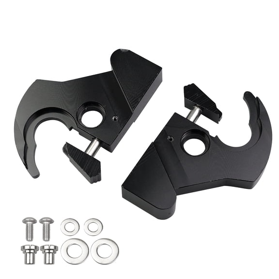 1Pair Luggage Rack Docking Latch Clip Kit Compatible With For Harley Touring Sissy Bar Luggage Rack 1986-2021