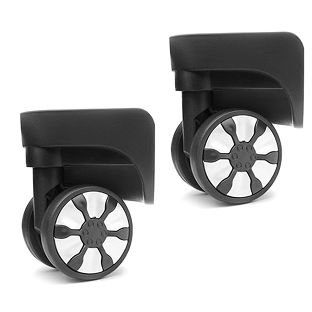 1Pair Luggage Wheels Suitcase Replacement Wheel Roller Hardware