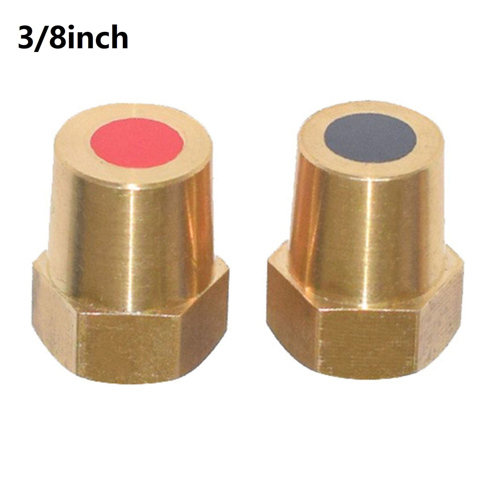 1Pair M10 M6 M8 Stud Remote Battery Power Junction Post Connectors Adapter  Brass