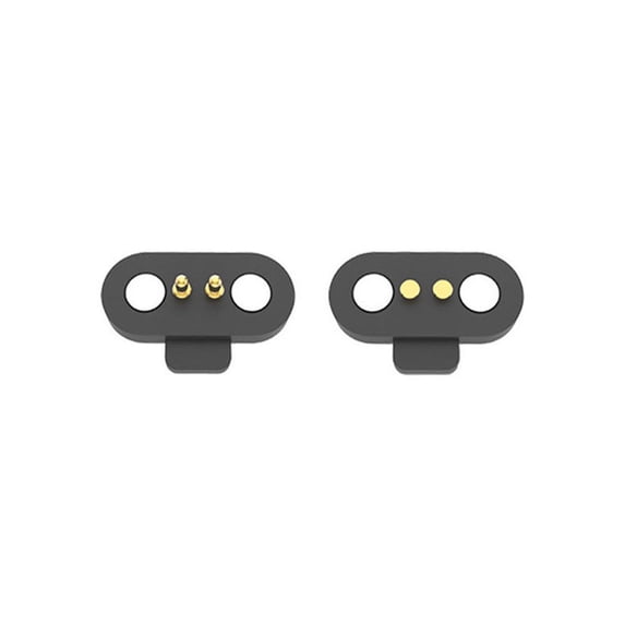 1Pair Magnetic Pogo Pin Connector, 12V 1A Pogopin Male Female 2.5 MM Spring Loaded Connectors, DC Power Socket 60g Elastic Force Waterproof Brass Connect