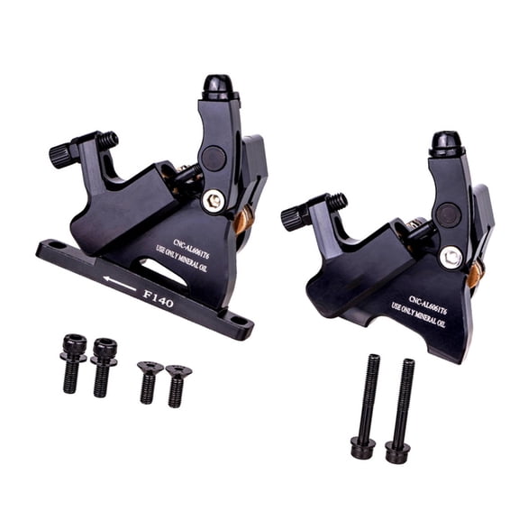 1Pair Mechanical Wire Pull Bicycles Caliper Flat Mount Hydraulic Road Bike Brake