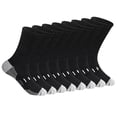 thumbnail image 1 of 1Pair Men's Breathable Ankle Socks - Thick Cushion Athletic Running Socks for Sports & Everyday Wear, 1 of 7