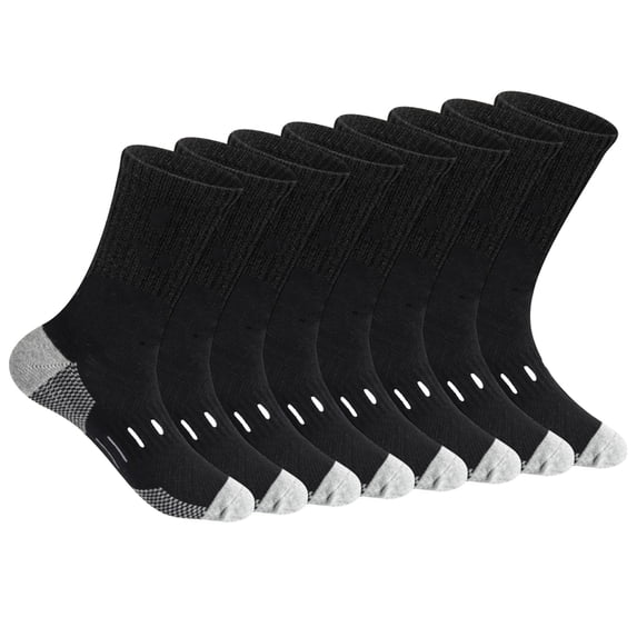 1Pair Men's Breathable Ankle Socks - Thick Cushion Athletic Running Socks for Sports & Everyday Wear