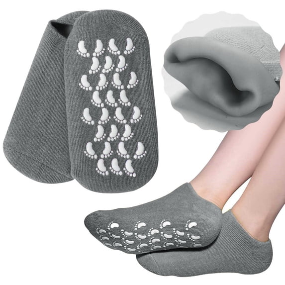 1Pair Moisturizing Socks - for Dry Cracked Feet Women - Lotion Gel Socks for Repairing,Softening and Hydrating Feet