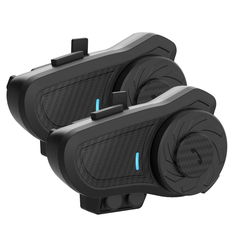 1Pair Motorcycle Intercom, Helmet Headset Wireless Communication System ...