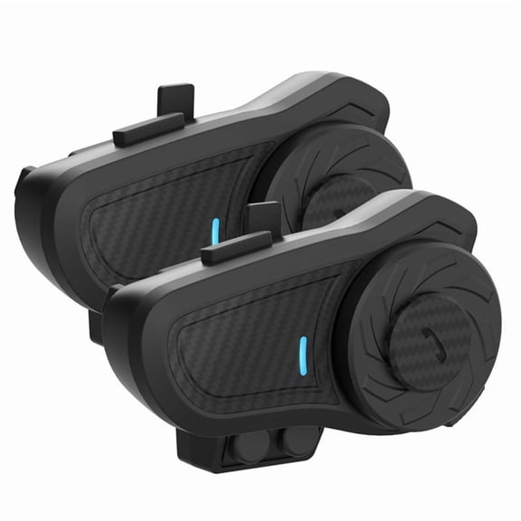1Pair Motorcycle Intercom, Helmet Headset Wireless Communication System to 800M with & Noise Cancellation