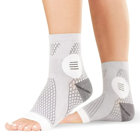 1Pair Neuropathy Socks - Peripheral Neuritis Compression Diabetic Toeless Foot Sleeves for Nerve Damage Pain in Feet, Ankle Gout, Plantar Fasciitis Relief Brace for Men and Women