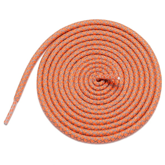 1Pair Orange Reflective Shoe laces Replacement for Sneakers Running Shoes Boots