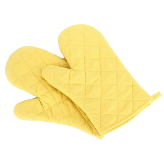 1Pair Oven Mitts Oven Gloves Oven Pot Holder Baking Cooking Heat Resistant Kitchen Barbecue