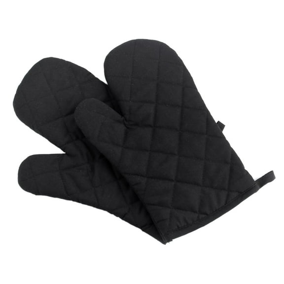 1Pair Oven Mitts Oven Gloves Oven Pot Holder Baking Cooking Heat Resistant Kitchen Barbecue