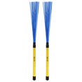 thumbnail image 1 of 1Pair Portable Rods Drum Brushes Dowels Nylon Drum Sticks Brush Smooth Grip, 1 of 16