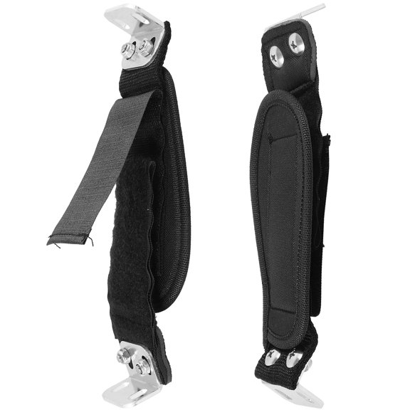 Alasum Nylon Skateboard Foot Straps Black 1 Pair For Outdoor Activities