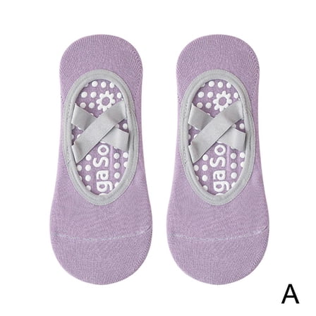 1Pair Professional Women Yoga Socks Silicone Anti-slip Ballet Pilates Socks