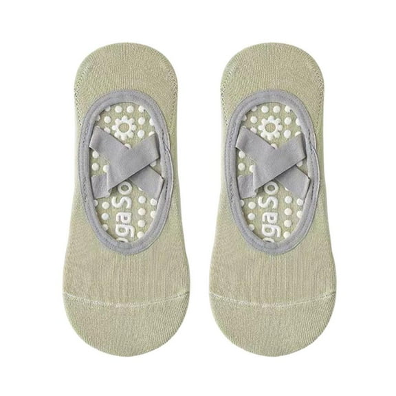 1Pair Professional Women Yoga Socks Silicone Anti-slip Ballet Pilates