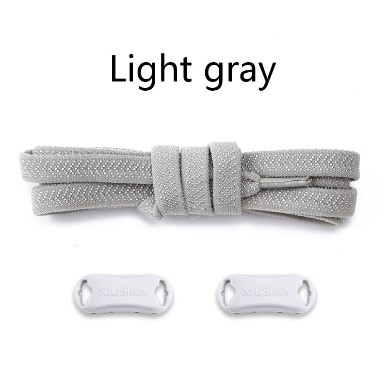 1Pair Quick Elastic Shoelaces for Sneakers Shoelace No Tie Shoe Laces