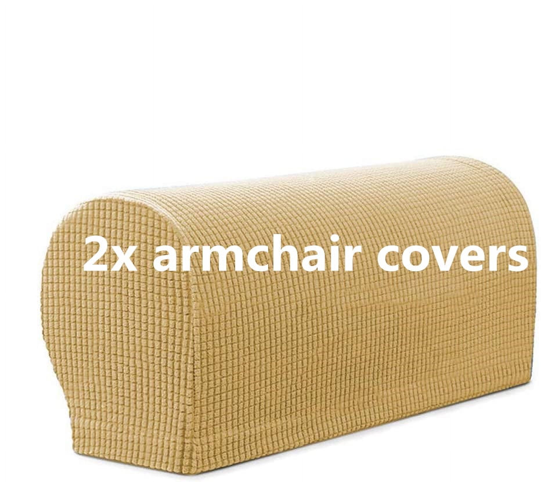 1Pair Removable Arm Chair Protector Armchair Covers Armrest Stretch for