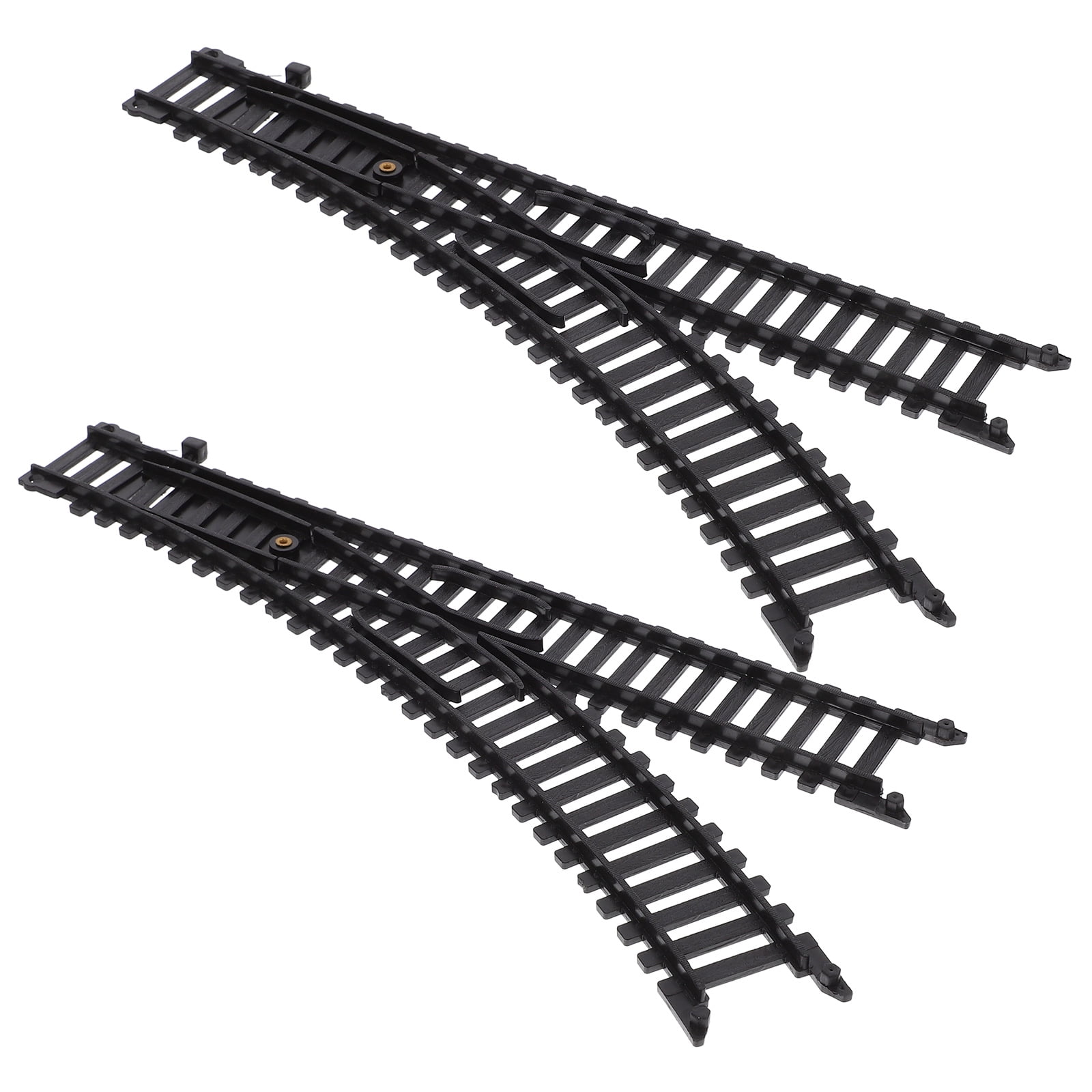 Wooden Accessories Co 10-Pack Train Track Connectors Clear