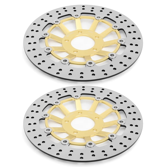 1Pair Round Front Brake Discs Rotors for Suzuki RF900R 1994-1999 GSF1200 Bandit 95-00 GSF 1200 S Bandit 1995-2000