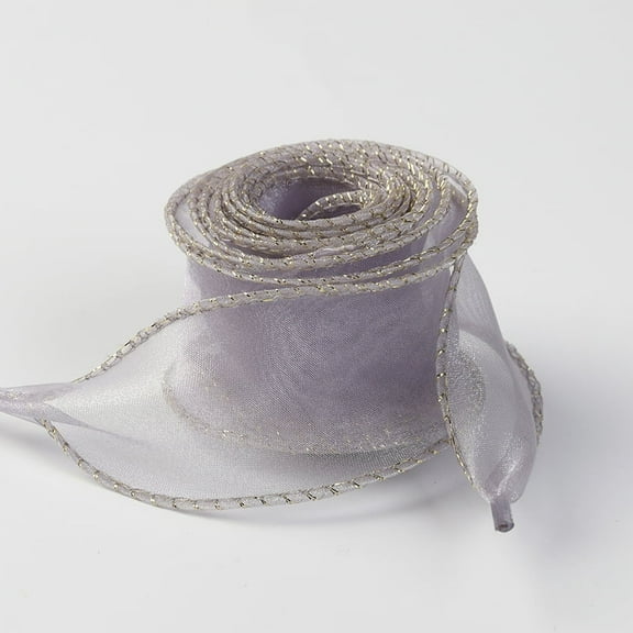 1Pair Satin Ribbon Shoe Laces: 1.57" Wide Solid Color Phnom Penh Wave Snow Yarn Shoelaces for Women - 47 inch / 120CM