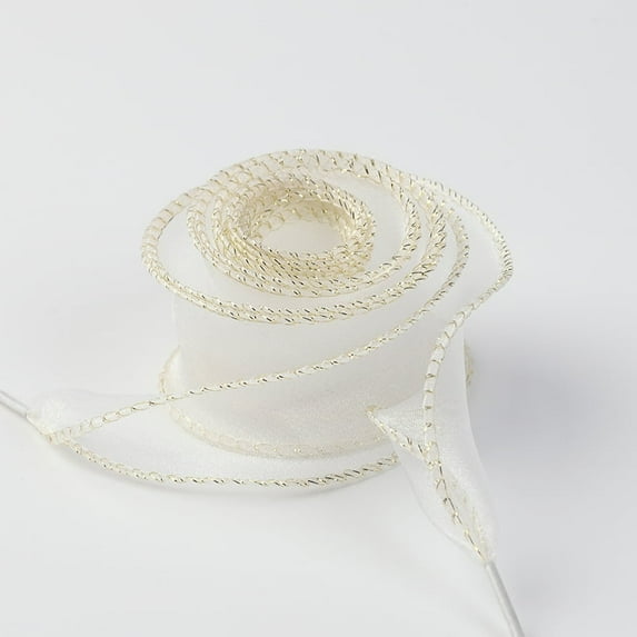 1Pair Satin Ribbon Shoe Laces: 1.57" Wide Solid Color Phnom Penh Wave Snow Yarn Shoelaces for Women - 47 inch / 120CM