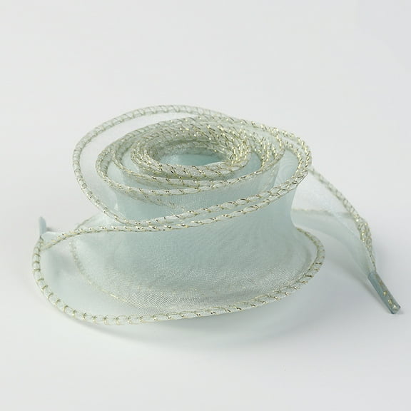 1Pair Satin Ribbon Shoe Laces: 1.57" Wide Solid Color Phnom Penh Wave Snow Yarn Shoelaces for Women - 47 inch / 120CM