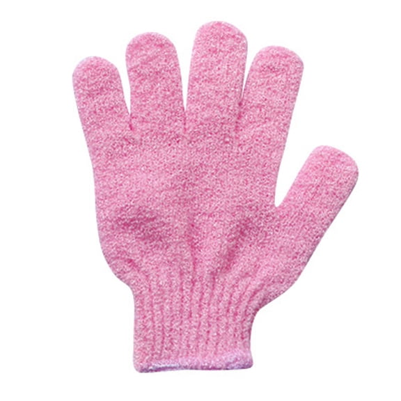 1Pair Shower Gloves Exfoliating Wash Skin Spa Bath Gloves Foam Bath Skid Resist