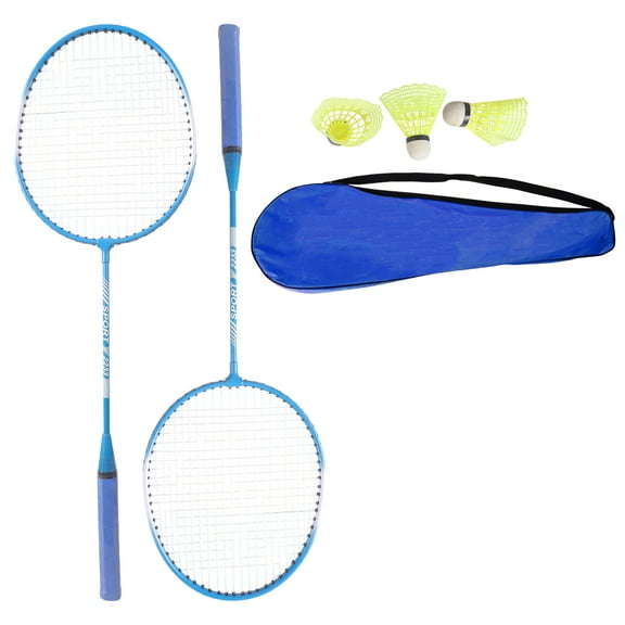 1Pair Shuttlecocks Racquet Sports Set Light Weight Double Badminton Racket Indoor Outdoor Sports Accessories Enduring
