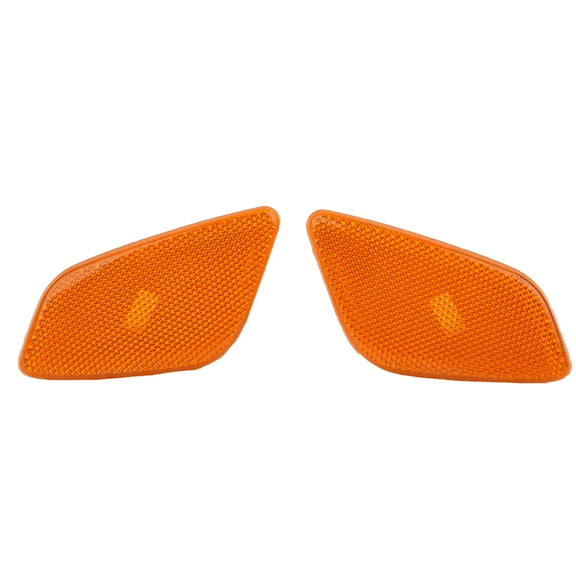 1Pair Side Marker Light Turn Signal Lens For Jeep Wrangler 1997-2006 w/o Bulbs