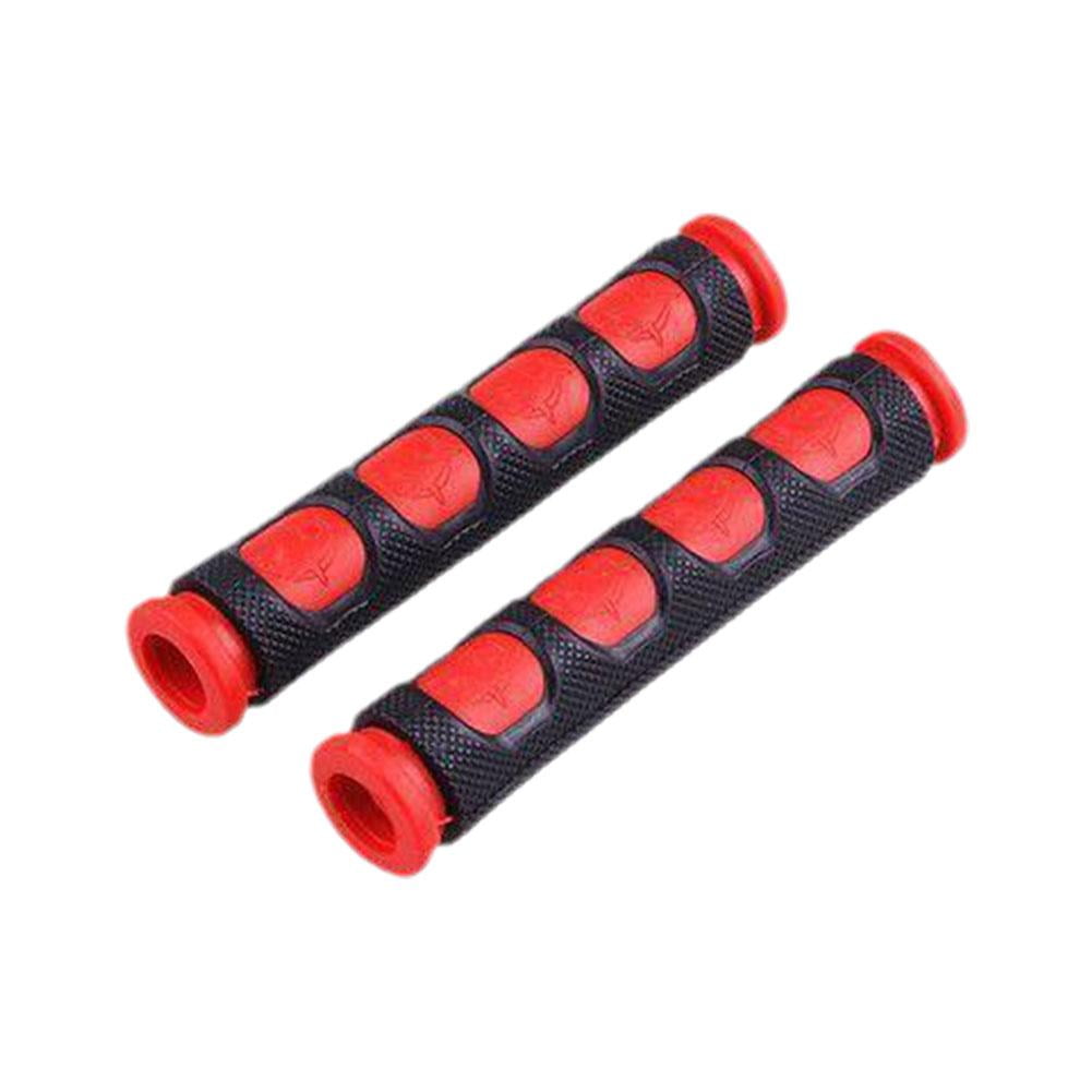 1Pair Silicone Motorcycle Hand Grip Autobike Handlebar Cover Handle Bar