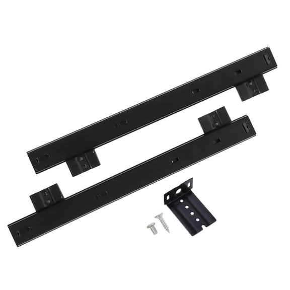 1Pair Smooth Sliding Keyboard Rack with Premium Steel Material for Office Desk Use