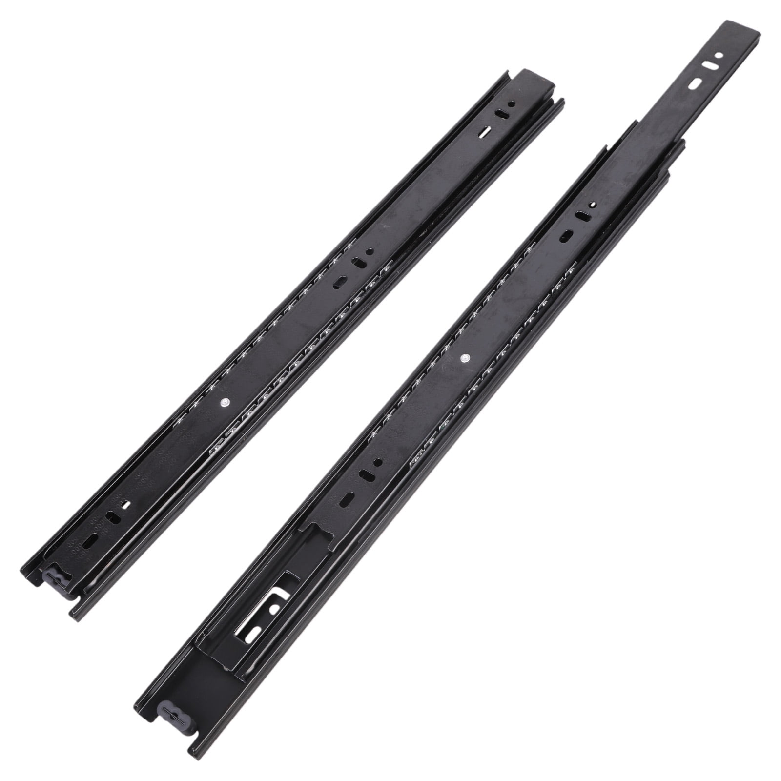 1Pair Soft Close Cabinet Drawer Slides Buffer Damper Track Rails Cold ...