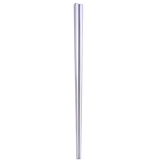 1Pair Stainless Steel Tableware Colorful Length 23cm Chopsticks, Korean Chinese Metal Chop Sticks Tableware, Square Lightweight Reusable Great Chopsticks