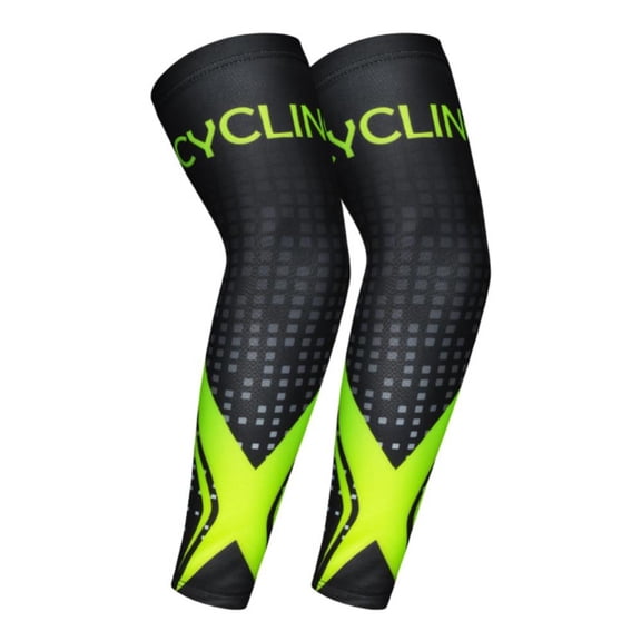 1Pair Summer Cycling Arm Sleeve Adult Children Polyester Moisture Wicking Breathable Cooling Sunshade Hand Elbow Protection Cover Outdoor