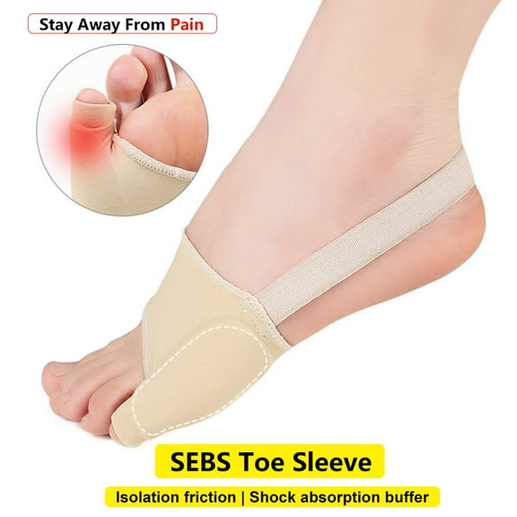 1Pair Tailor Bunion Corrector Pads Splint for Bunion Pinky Toe Relief Toe Straightener, Little Toe Separator With Anti-Slip