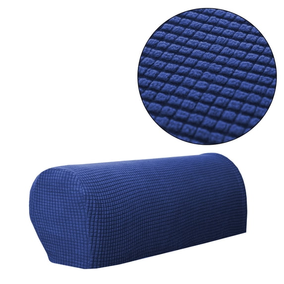 1Pair,Thickened Stretch Couch Arm Covers ,Checkered Sofa Arm Slipcovers,Anti-scratch Armrest Covers,Pet Proof,High Stretchy