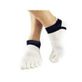 thumbnail image 1 of 1Pair Unisex Cotton Low Cut Toe Socks Non Slip Yoga Sock For Sport Pilates Exercise Gym, 1 of 1