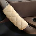 thumbnail image 1 of 1Pair Useful Car Interior Modification Door Handrail Covers Soft Plush Handle Protective Cover Door Trim Cover Door Handle Protector Automobile Interior Parts BEIGE, 1 of 8