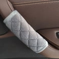 thumbnail image 1 of 1Pair Useful Car Interior Modification Door Handrail Covers Soft Plush Handle Protective Cover Door Trim Cover Door Handle Protector Automobile Interior Parts GREY, 1 of 8